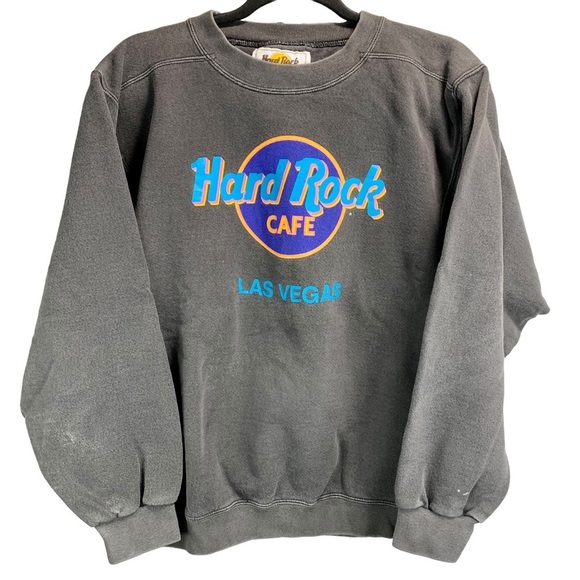 Vintage Hard Rock Cafe Las Vegas Crew Neck Sweatshirt - Picture 1 of 4